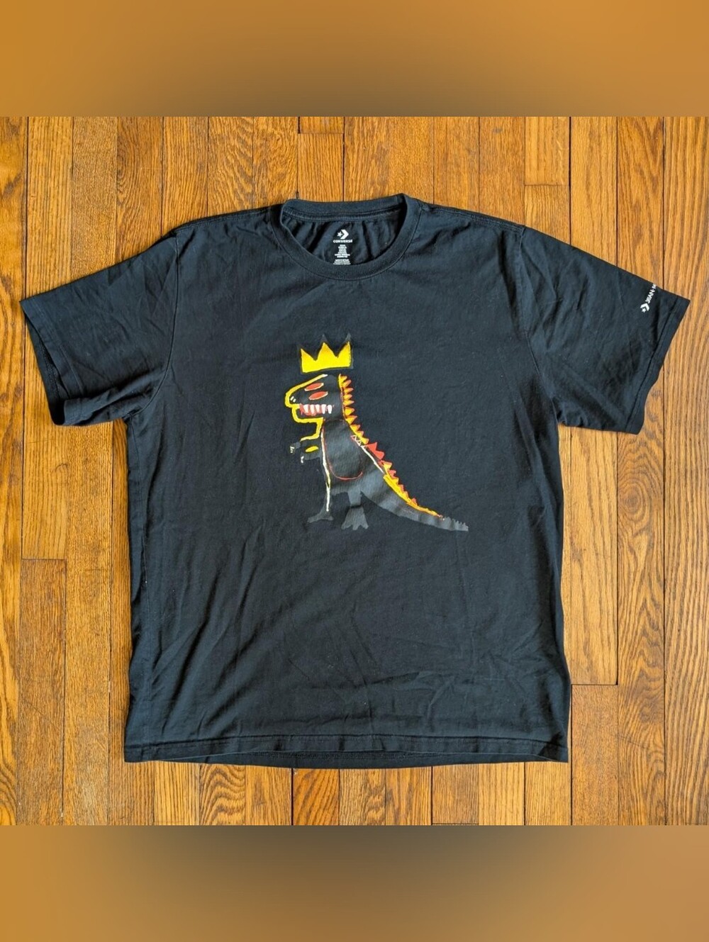 Converse Jean Michel Basquiat T-rex Graphic T-shirt